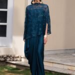 Abeer (Shimmery Silk Maxi | Embroidered Organza Overlay) 2-Piece Embroidered Ensemble | Stitched & Unstitched