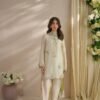 Miraaj (Silk Shirt & Trouser) 3-Piece Handworked Embroidered Ensemble | Stitched & Unstitched